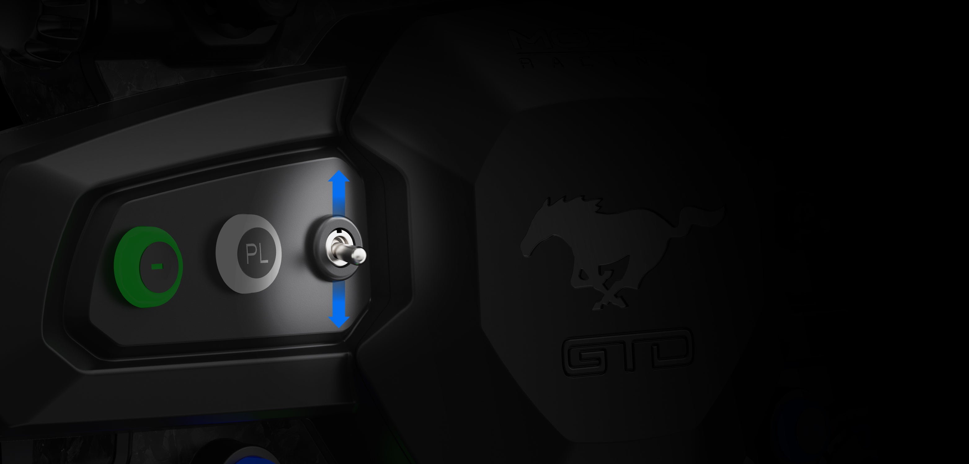 Moza Mustang GTD toggle switches